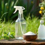 désherbant naturel vinaigre sel produit vaisselle dosage