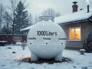 1000 litres de fioul dure combien de temps