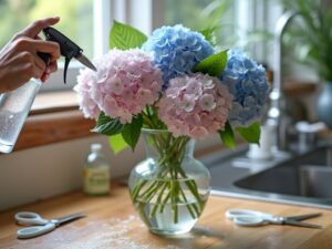 comment conserver des fleurs d'hortensia dans un vase