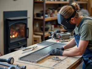 fabriquer un panier à pellet pour insert