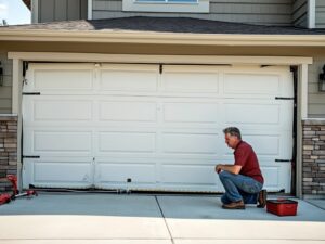 probleme porte de garage sectionnelle