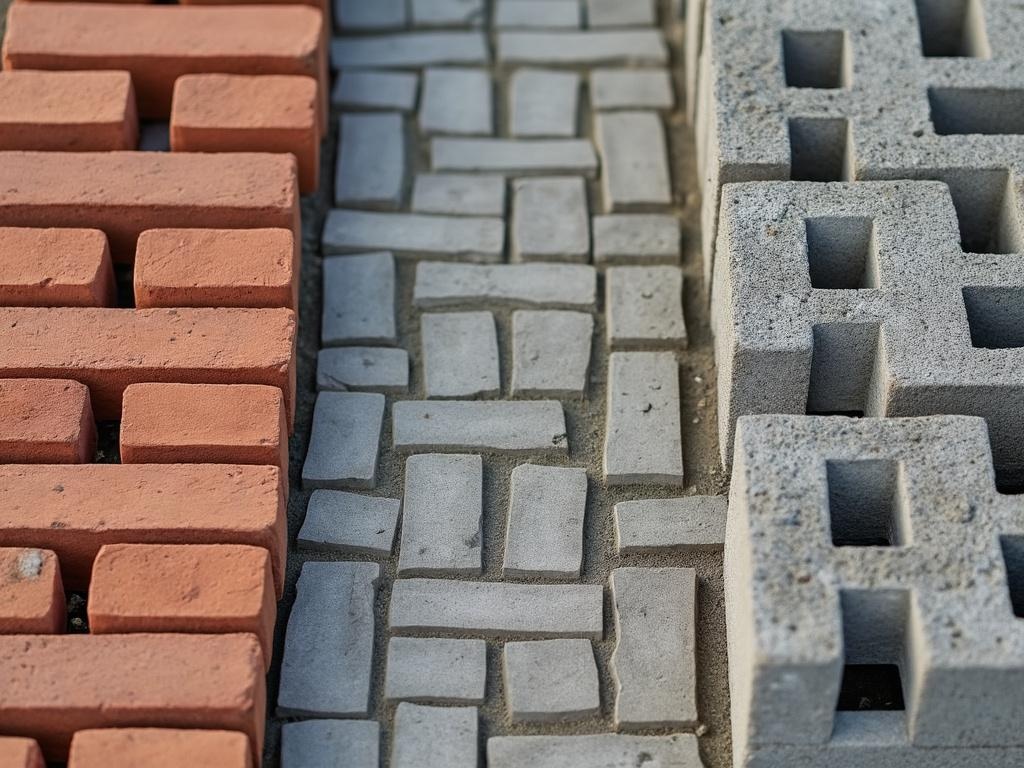 briques pavés et parpaings