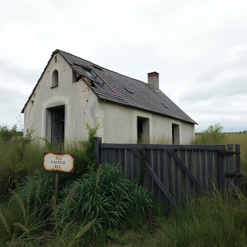 maison abandonnée à donner