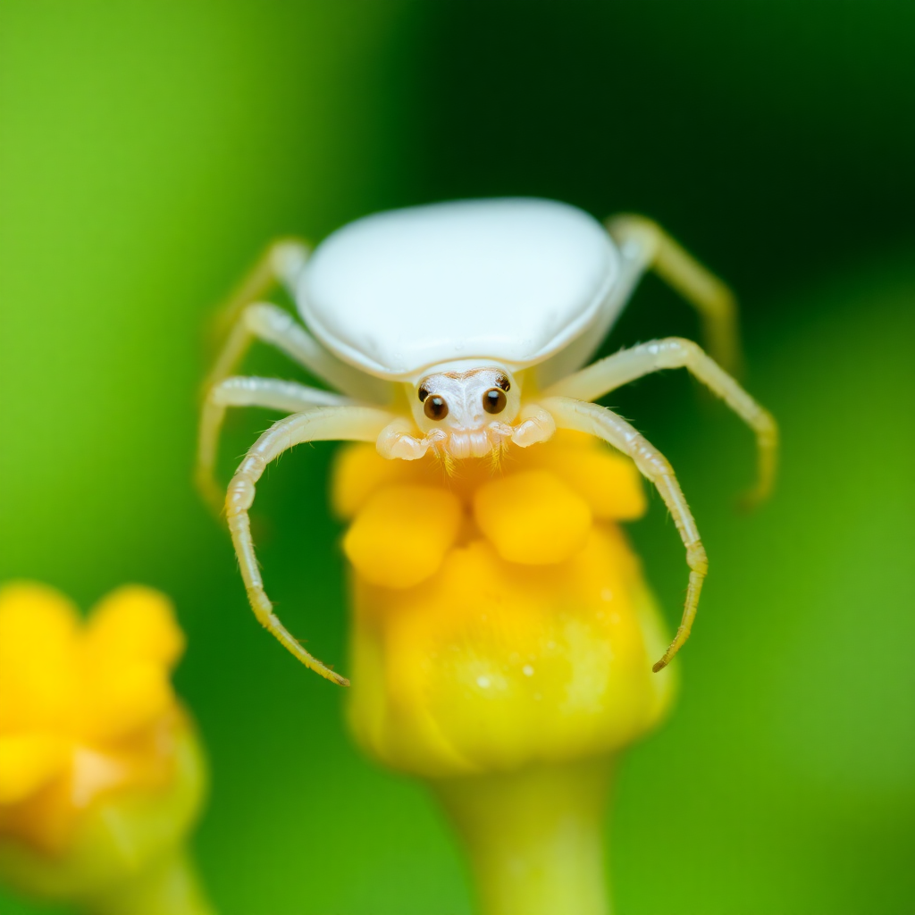 araignée blanche
