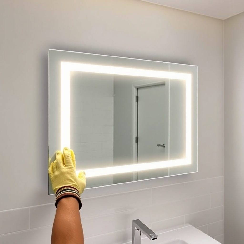 changer led miroir salle de bain