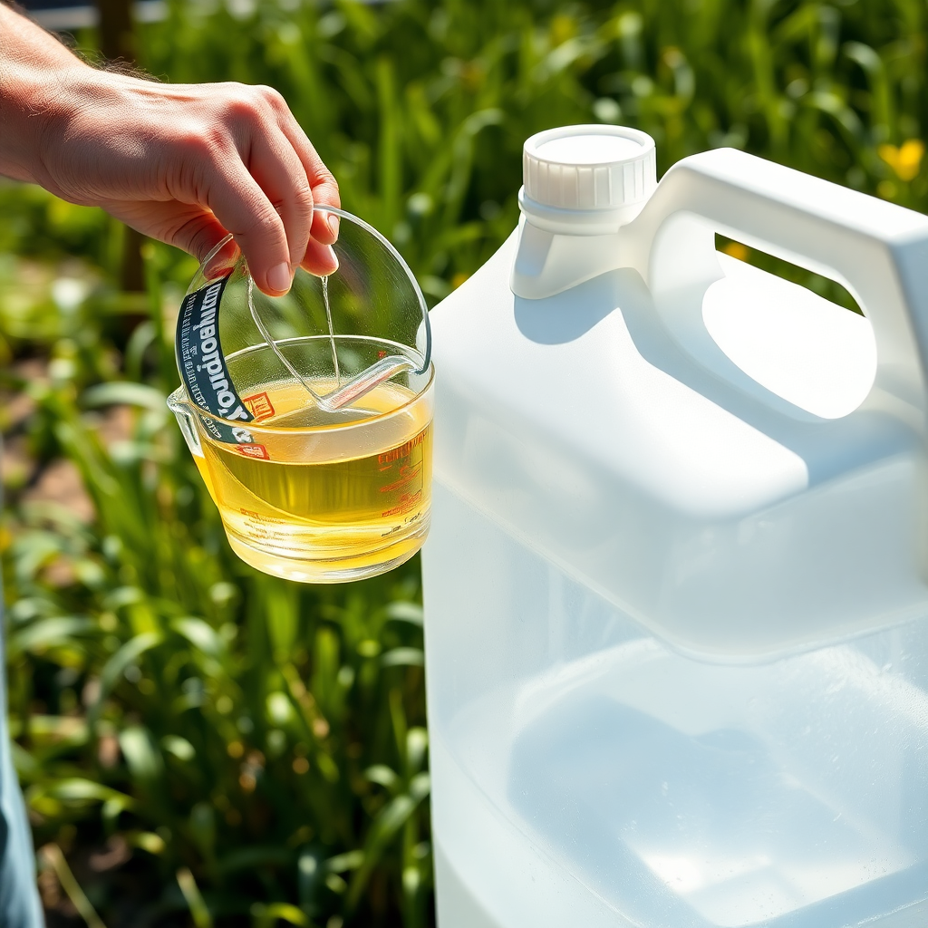 dosage roundup pour 5 litres d'eau