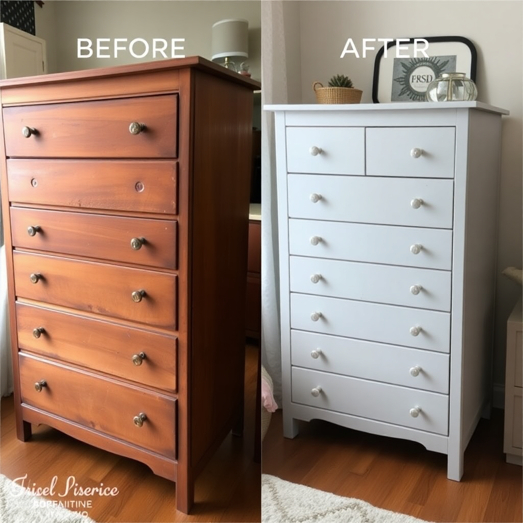 relooking meuble avant après