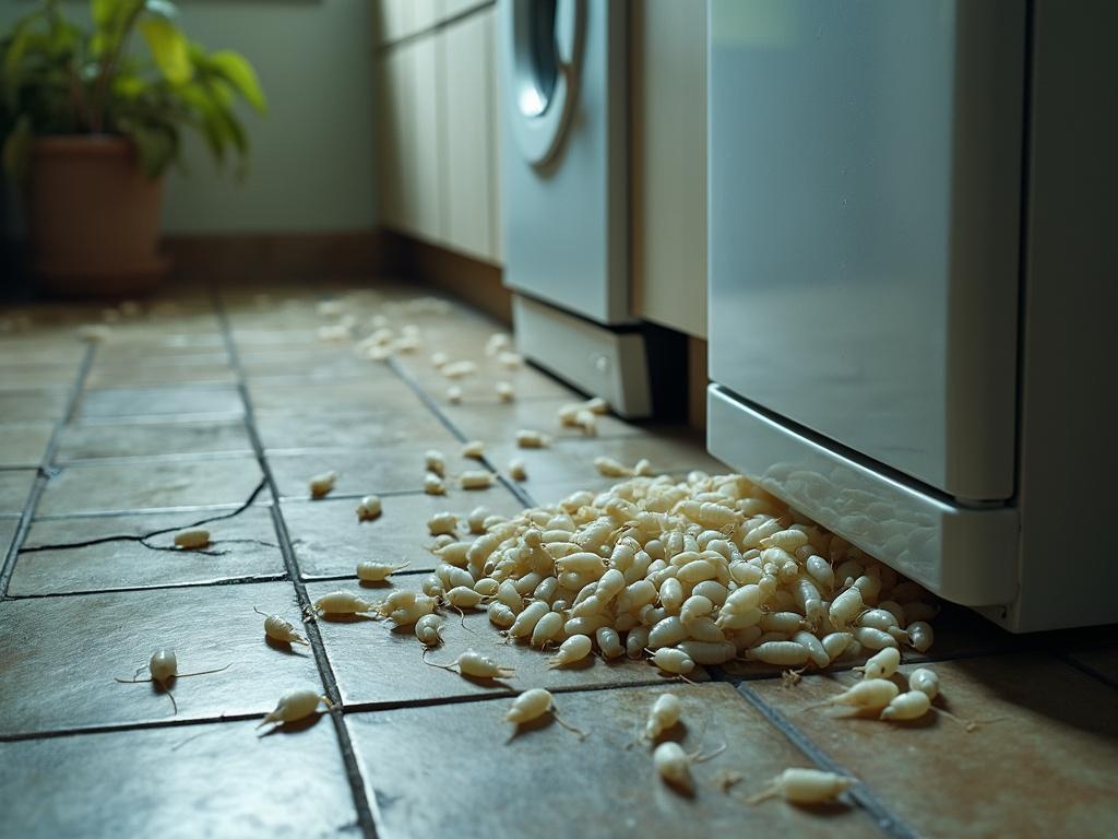 asticot dans la maison signification