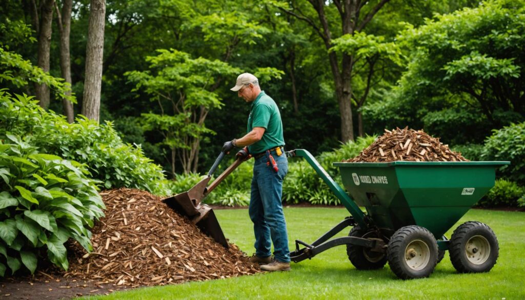 Après l'élagage par un professionnel