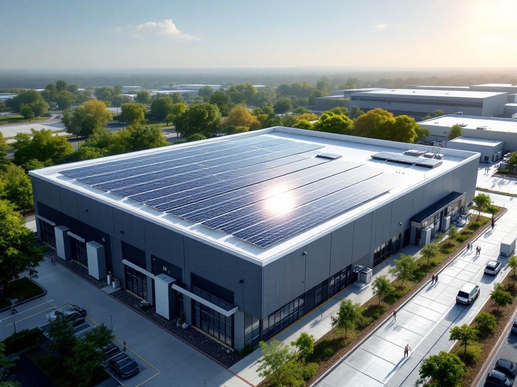 Centrale solaire en entreprise