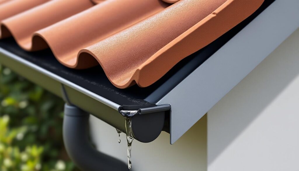 découvrez la distance idéale entre les tuiles et la gouttière pour assurer un écoulement optimal de l'eau de pluie et protéger efficacement votre toiture.