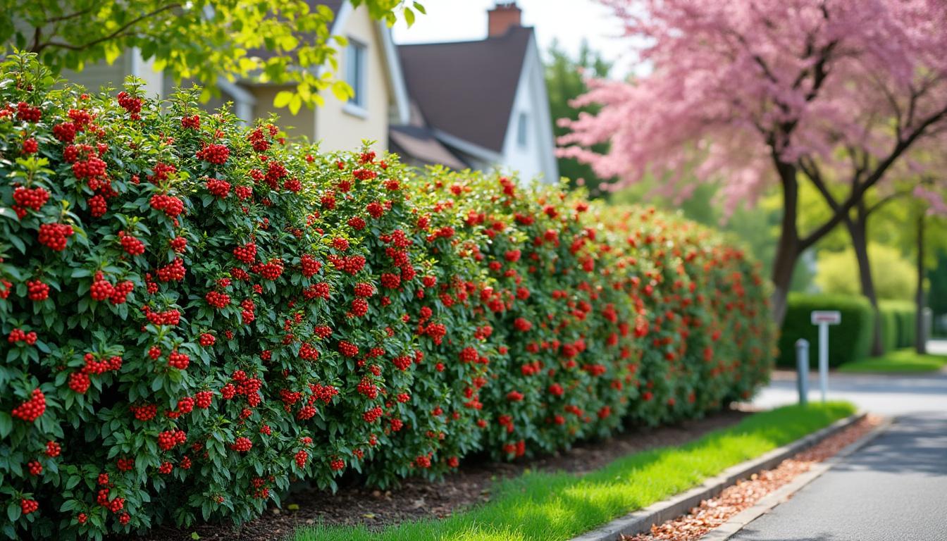 Haie de pyracantha interdite : réglementation et périodes à respecter