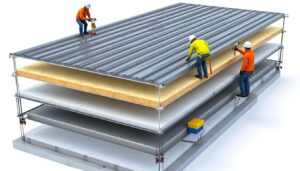 découvrez notre guide complet pour la pose optimale d'un toit plat en bac acier, avec schémas détaillés et conseils pratiques pour un résultat durable et esthétique.