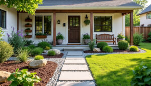 découvrez 10 idées faciles et économiques pour aménager l'espace devant votre maison sans vous ruiner. astuces simples et pas chères pour un extérieur accueillant et esthétique.